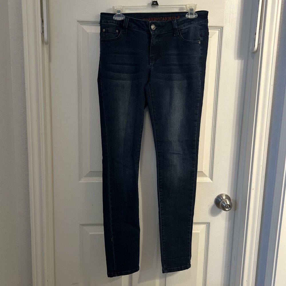 American Blue Women Blue Stretch Jeans Dark Wash Size 9